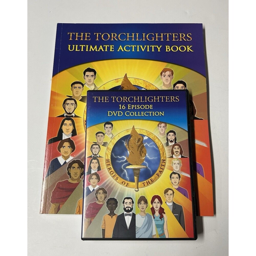 The Torchlighters - Heroes Of the Faith Activity Book & DVD christian study